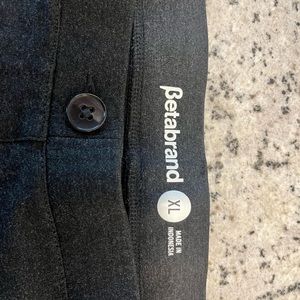 Betabrand Classic Dress Yoga Pants Crop gray Size xl